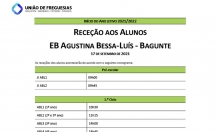 Início do ano letivo 2021/2022 na Escola Agustina Bessa-Luis